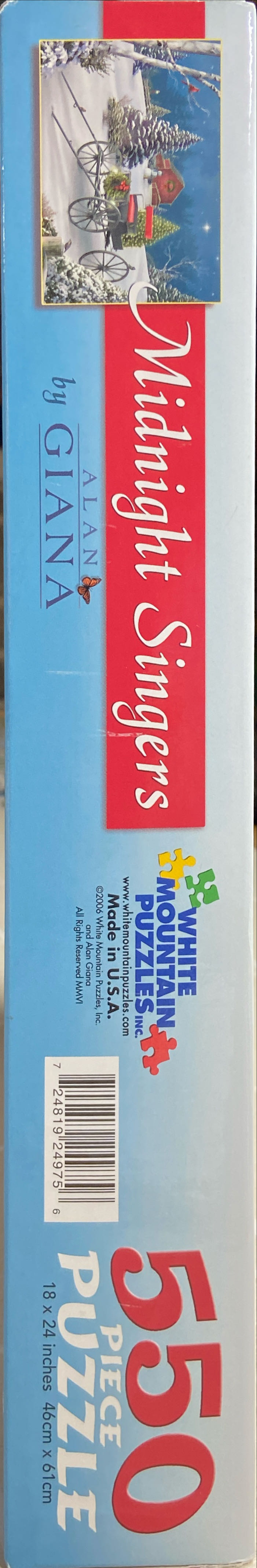 Midnight Singers - White Mountain puzzle collectible [Barcode 724819249756] - Main Image 2