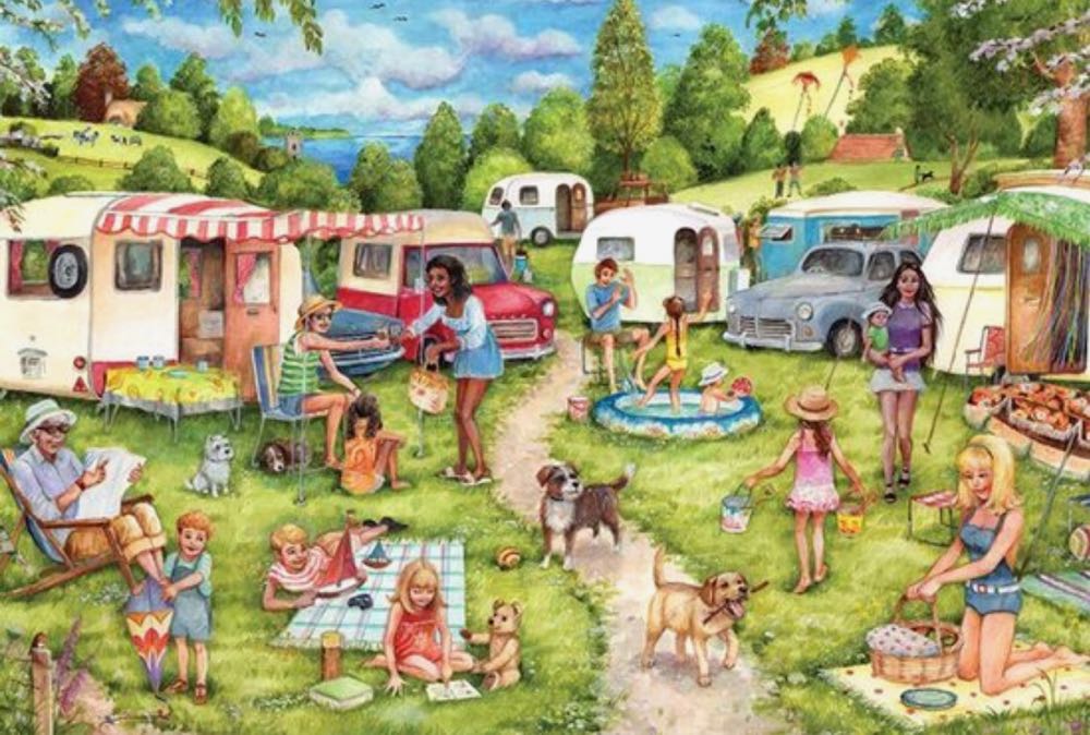 Camping - Falcon de luxe puzzle collectible [Barcode 8710126113462] - Main Image 2