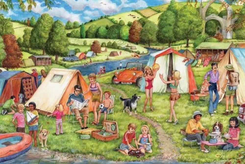 Camping - Falcon de luxe puzzle collectible [Barcode 8710126113462] - Main Image 3