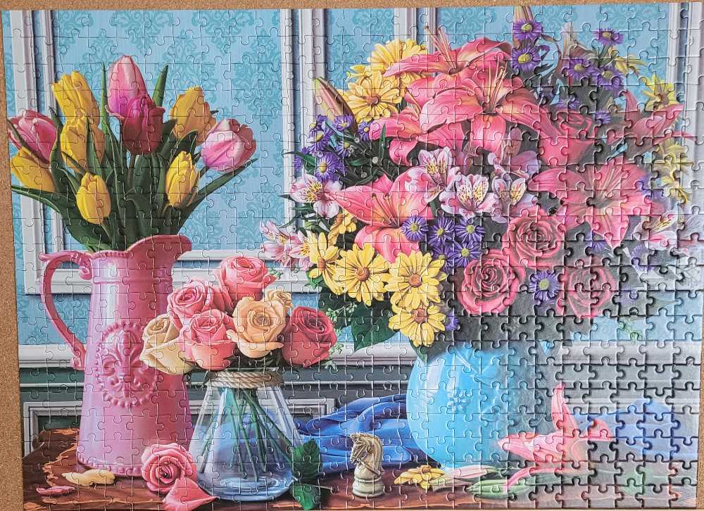Beautiful Flowers - Corner Piece puzzle collectible [Barcode 5052089308558] - Main Image 2
