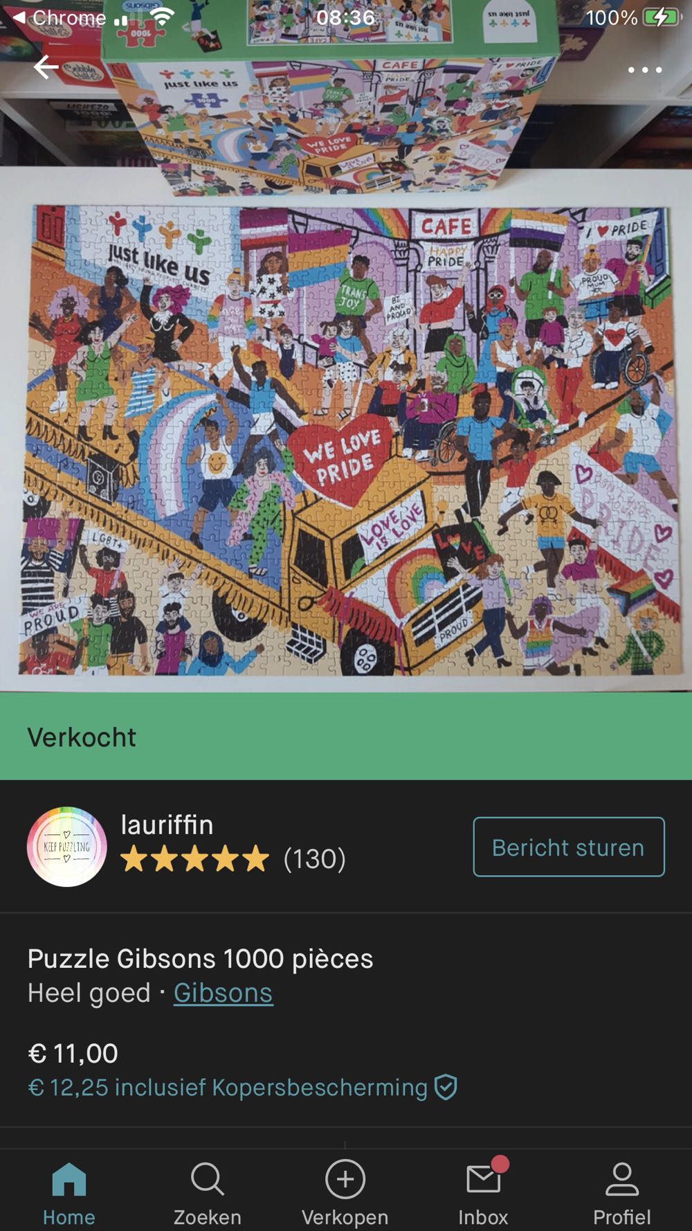 Just Like Us - Gibsons puzzle collectible [Barcode 5012269071207] - Main Image 4