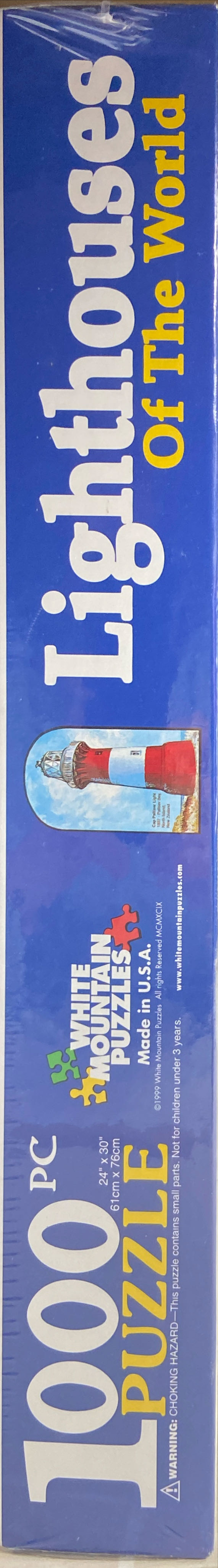 Lighthouses Of The World - White Mountain puzzle collectible [Barcode 724819247738] - Main Image 3