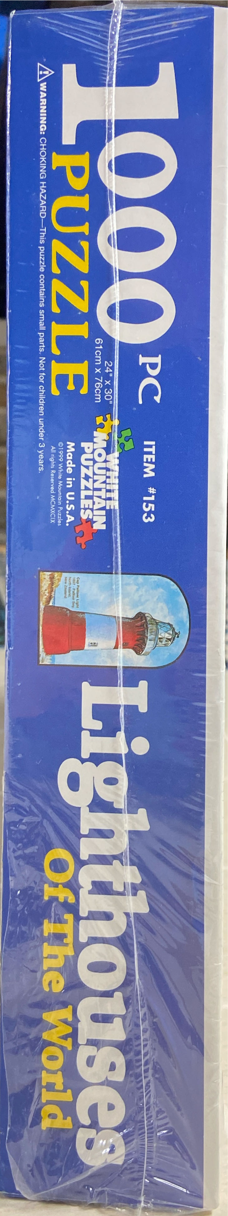 Lighthouses Of The World - White Mountain puzzle collectible [Barcode 724819247738] - Main Image 4