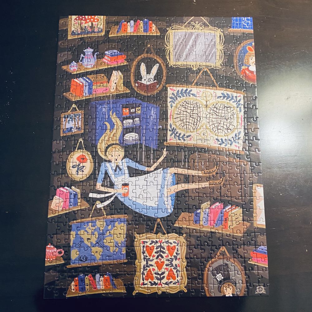 Wonderland Puzzle - Rifle Paper Co puzzle collectible - Main Image 2