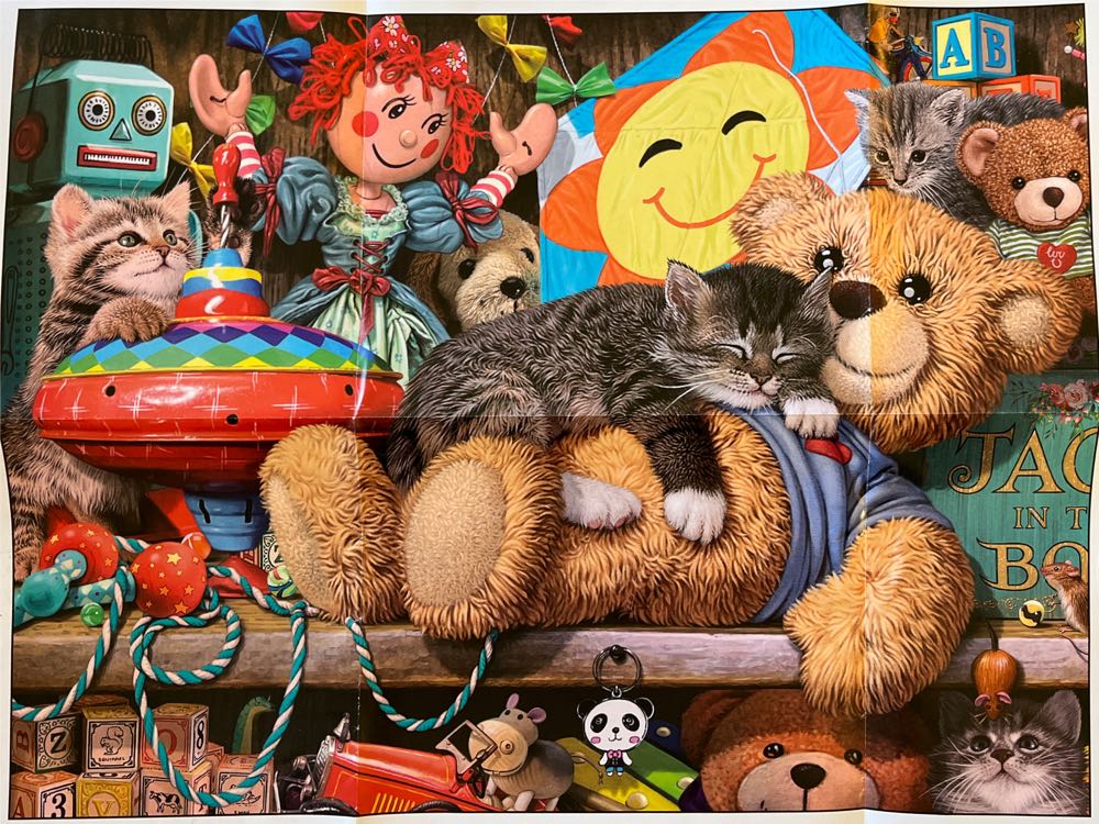 Vintage Fink & Co Wagga Wagga 500 Piece Round Jigsaw Puzzle