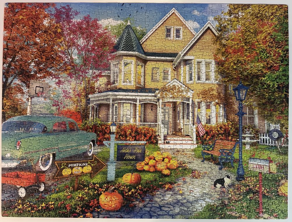 Autumn Townhouse - Ceaco puzzle collectible [Barcode 021081280136] - Main Image 3