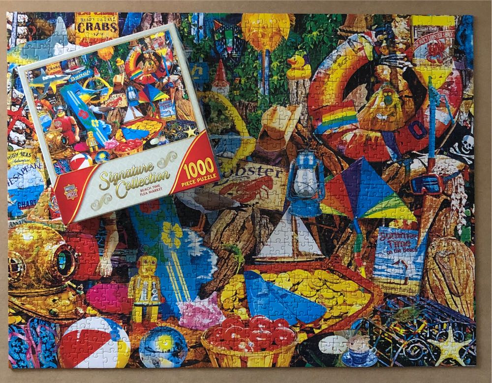 Beach Time Flea Market - MasterPieces puzzle collectible [Barcode 705988505485] - Main Image 3