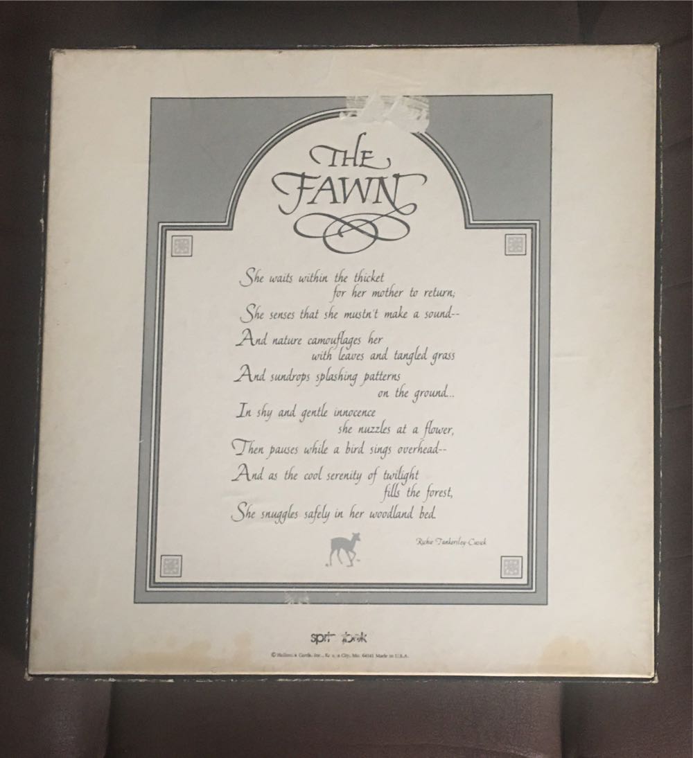 The Fawn - Round- Sold - Springbok puzzle collectible - Main Image 2