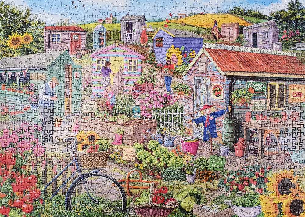 Life On The Allotment - Gibsons puzzle collectible [Barcode 5012269063349] - Main Image 2