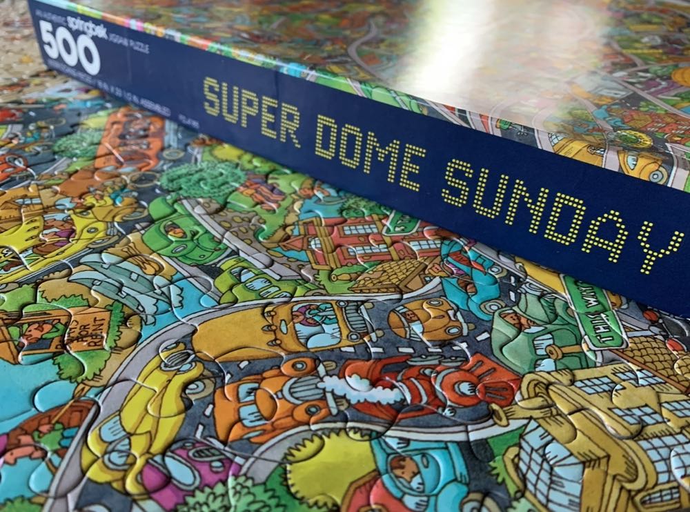 Super Dome Sunday - Springbok (Vintage) puzzle collectible [Barcode 070000017438] - Main Image 3
