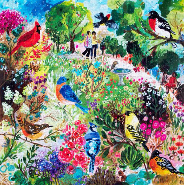 Birds In The Park 🐦 (Tamara lenen) - Eeboo puzzle collectible [Barcode 689196512490] - Main Image 2