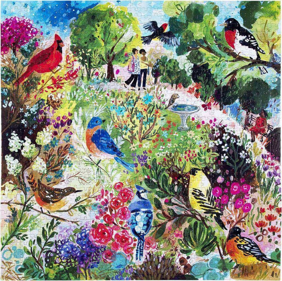 Birds In The Park 🐦 (Tamara lenen) - Eeboo puzzle collectible [Barcode 689196512490] - Main Image 3