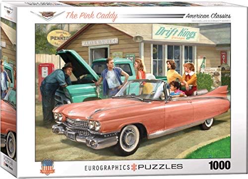 The Pink Caddy - EuroGraphics puzzle collectible [Barcode 628136609555] - Main Image 1