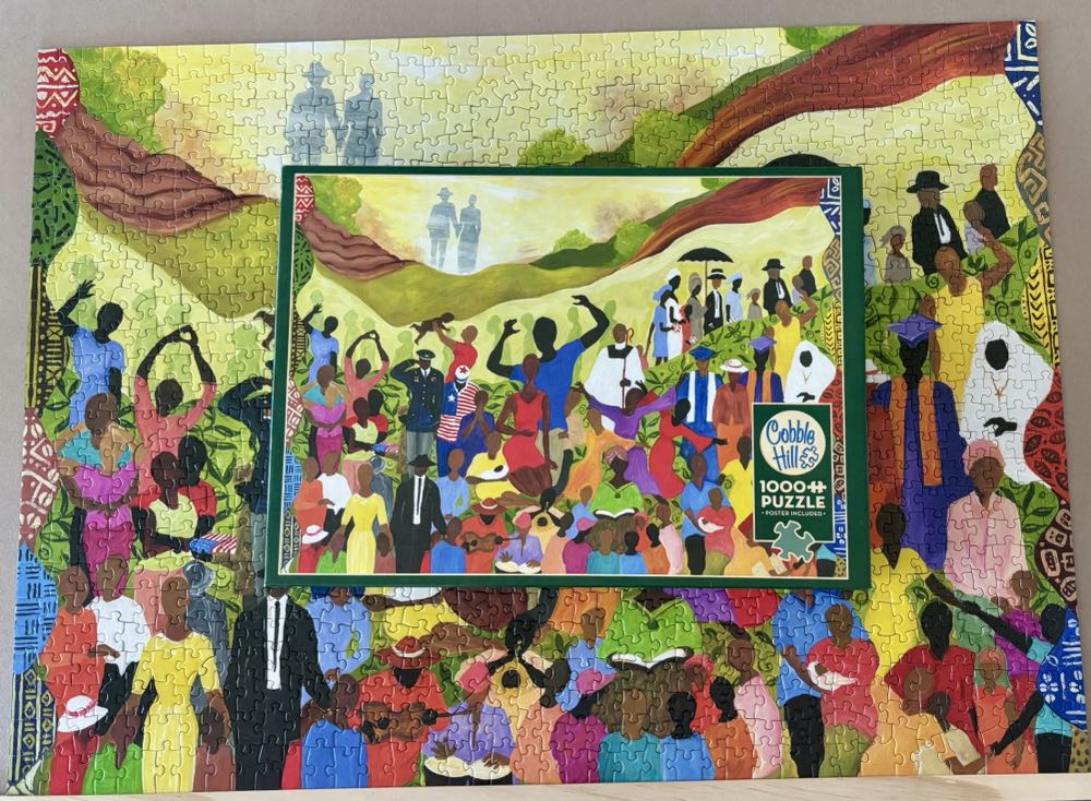 Family Reunion - Cobble Hill puzzle collectible [Barcode 625012803724] - Main Image 2