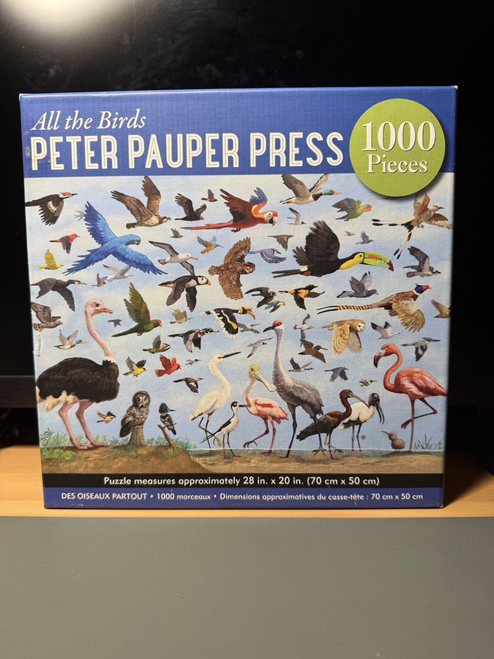 All The Birds - Peter Pauper Press puzzle collectible [Barcode 9781441334930] - Main Image 2