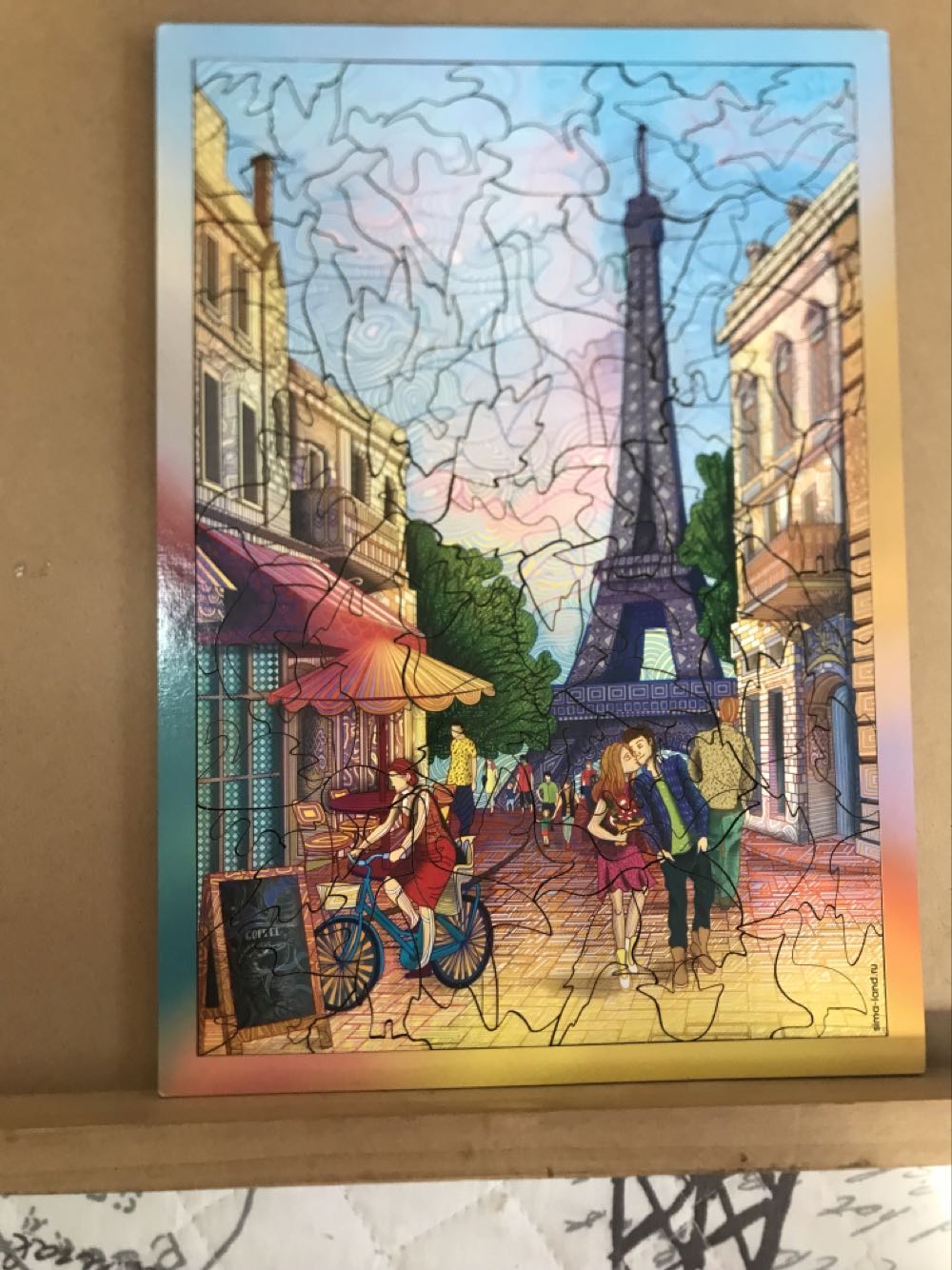 Eiffel Tower ⚜️ - Sima Land 🇷🇺 puzzle collectible [Barcode 6900069576673] - Main Image 2