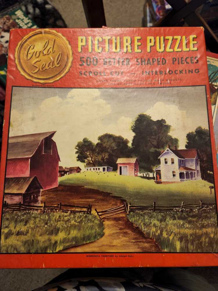 Minnesota Farmyard - Gold Seal puzzle collectible - Main Image 1