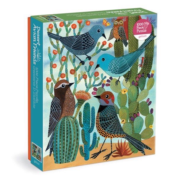 Desert Avian Friends - Galison puzzle collectible - Main Image 1