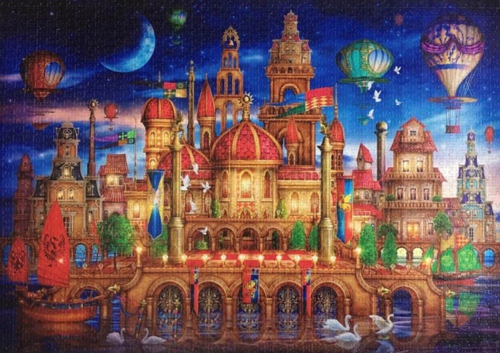Moated Castle - Schmidt Puzzle puzzle collectible [Barcode 4001504593056] - Main Image 3