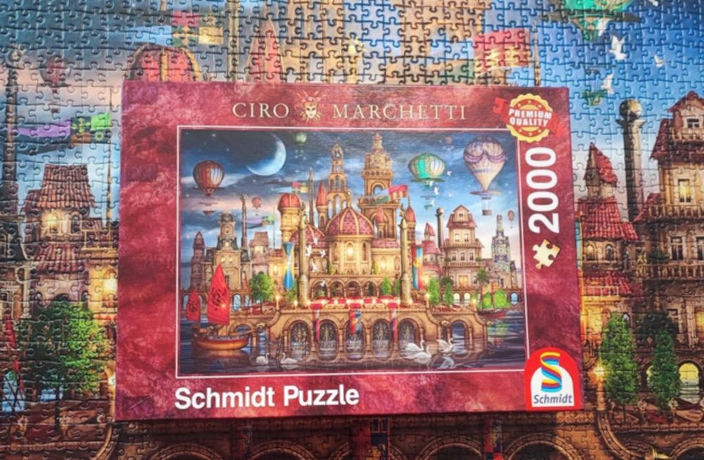 Moated Castle - Schmidt Puzzle puzzle collectible [Barcode 4001504593056] - Main Image 4