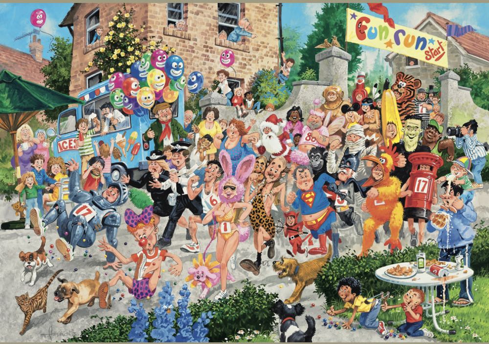 Fun Run Fiasco-SOLD - Gibsons puzzle collectible [Barcode 5012269080018] - Main Image 2