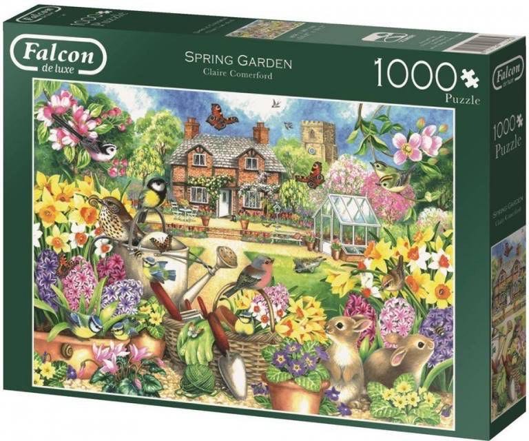 Spring Garden 🐦 - Falcon de luxe puzzle collectible [Barcode 8710126111062] - Main Image 4