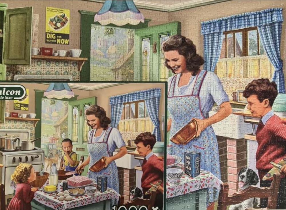 Baking With Mother - Falcon de luxe puzzle collectible [Barcode 8710126112458] - Main Image 4