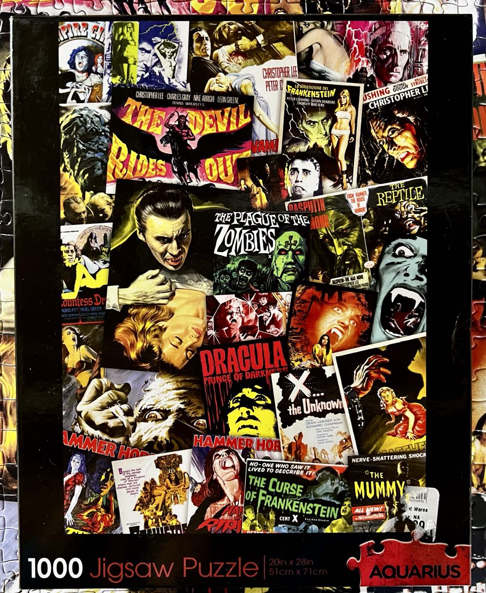 Hammer Classic Horror Movies - Aquarius puzzle collectible [Barcode 840391148833] - Main Image 2