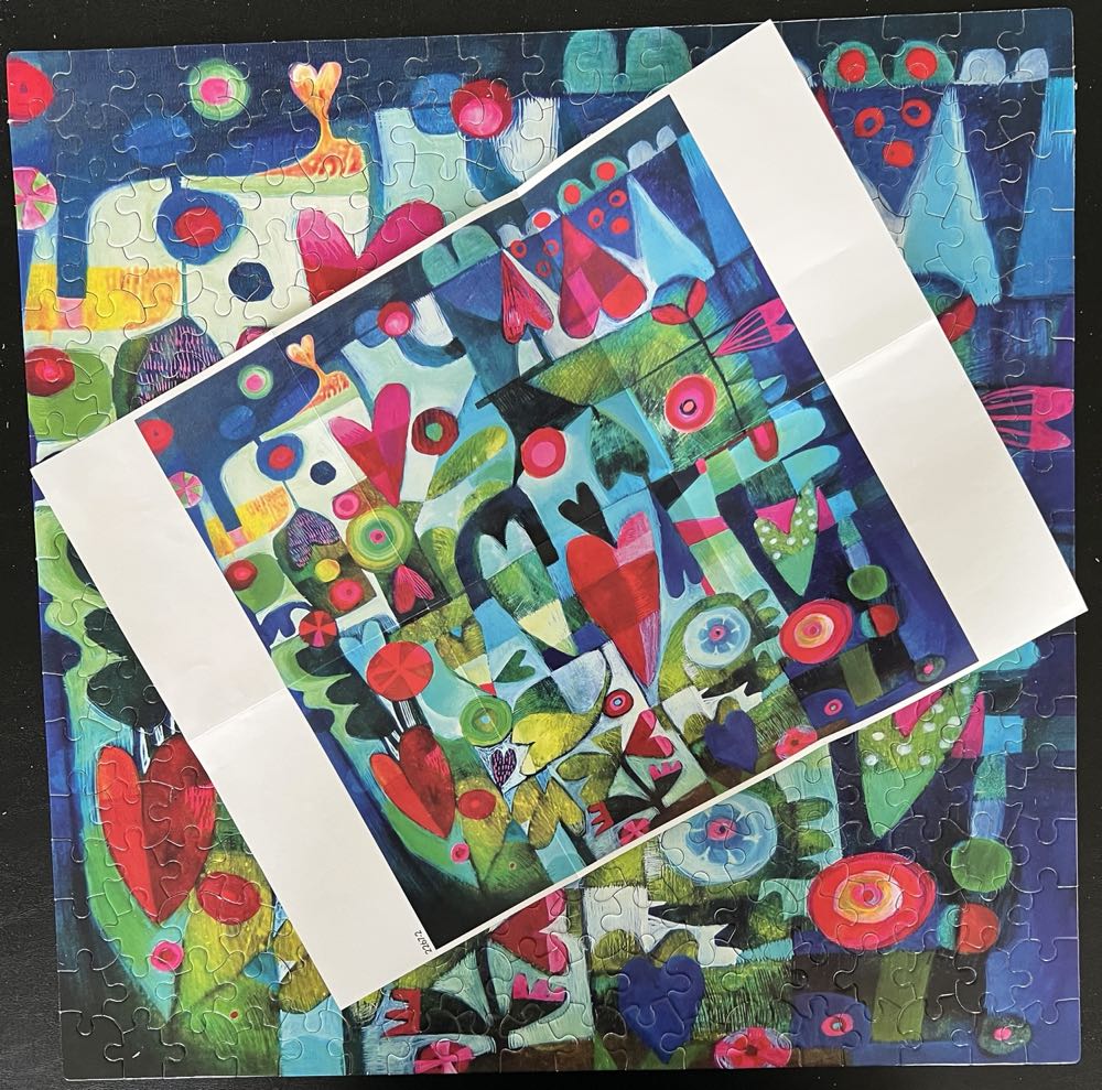 Colourful Hearts - Ceaco puzzle collectible - Main Image 2