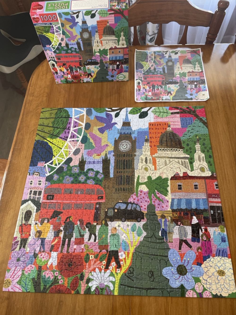 London Life - Eeboo puzzle collectible [Barcode 689196510762] - Main Image 4