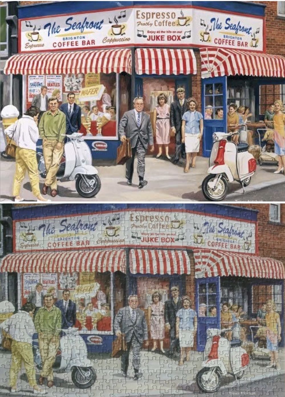 The Coffee Bar Brighton - Jigsaw Puzzles puzzle collectible - Main Image 2