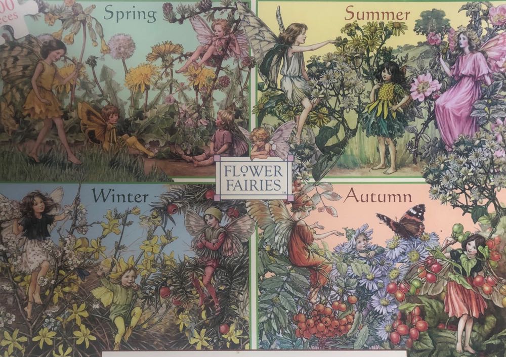 Flower Fairies Of The Seasons - Susan Prescott Games puzzle collectible [Barcode 5032235001595] - Main Image 2