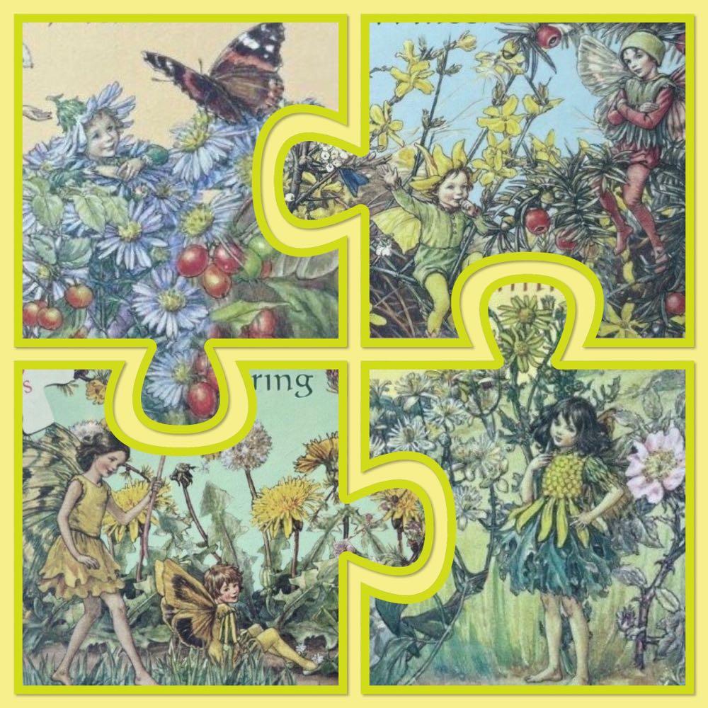 Flower Fairies Of The Seasons - Susan Prescott Games puzzle collectible [Barcode 5032235001595] - Main Image 3