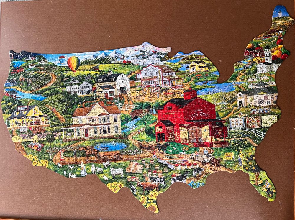 United States Shape - MasterPieces puzzle collectible [Barcode 705988719592] - Main Image 2