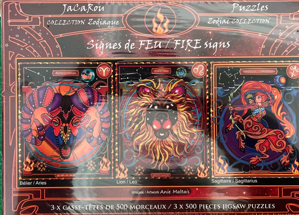 Fire Signs - JaCaRou puzzle collectible [Barcode 750122796663] - Main Image 1