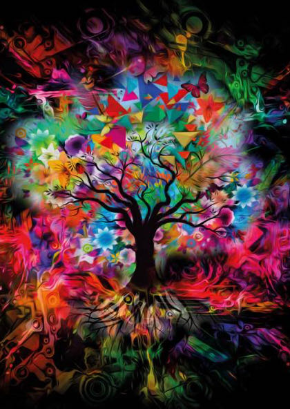 Colorful Tree - Magnolia puzzle collectible [Barcode 8699375066265] - Main Image 2