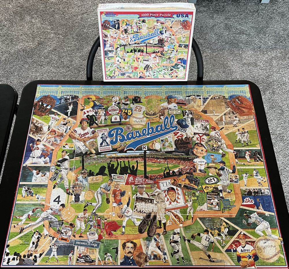 Baseball - White Mountain Puzzles puzzle collectible [Barcode 724819249558] - Main Image 3