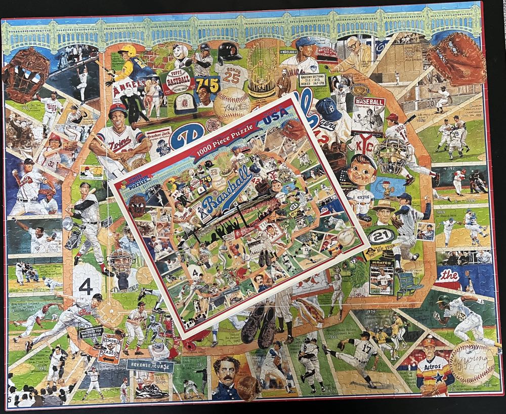 Baseball - White Mountain Puzzles puzzle collectible [Barcode 724819249558] - Main Image 4