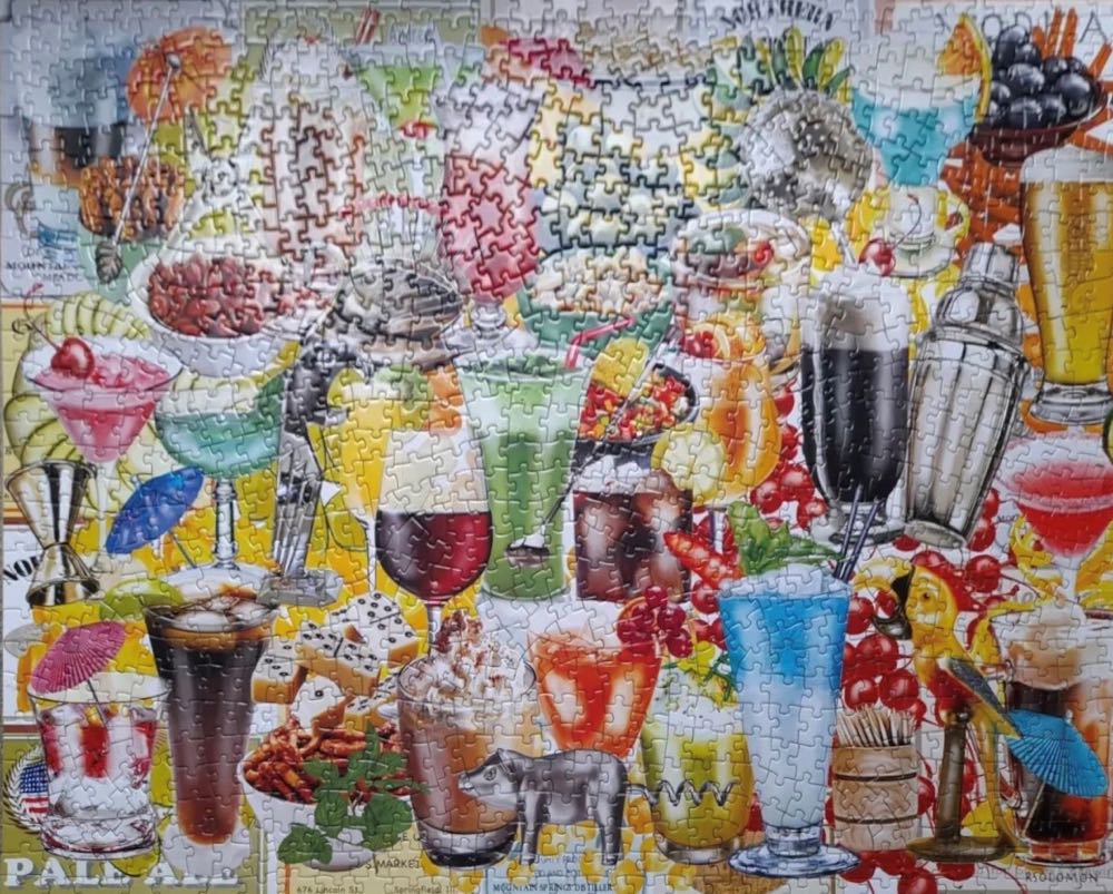 Happy Hour  - Bits And Pieces puzzle collectible [Barcode 192949063281] - Main Image 3