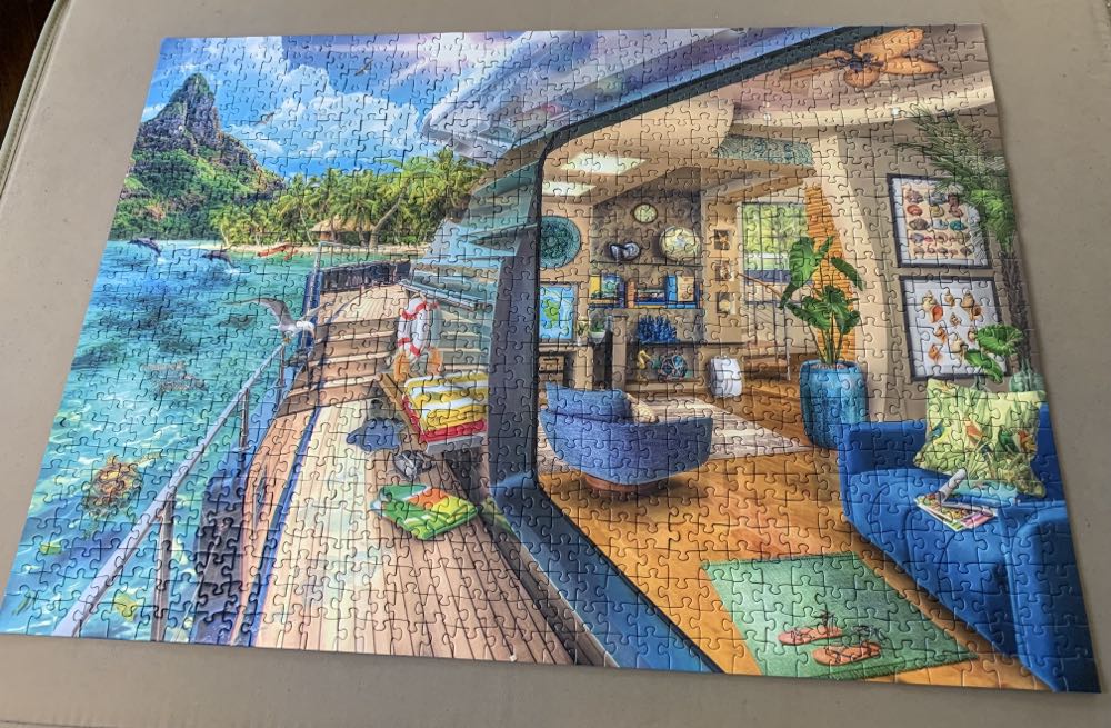 Sold - Tropical Island Charter - Ravensburger puzzle collectible - Main Image 2