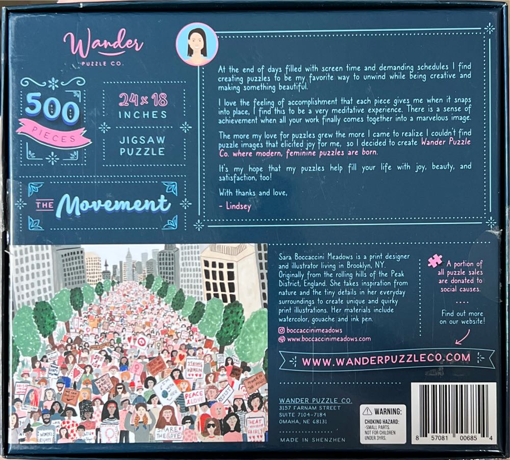The Movement - Wander Puzzle Co. puzzle collectible [Barcode 857081006854] - Main Image 2
