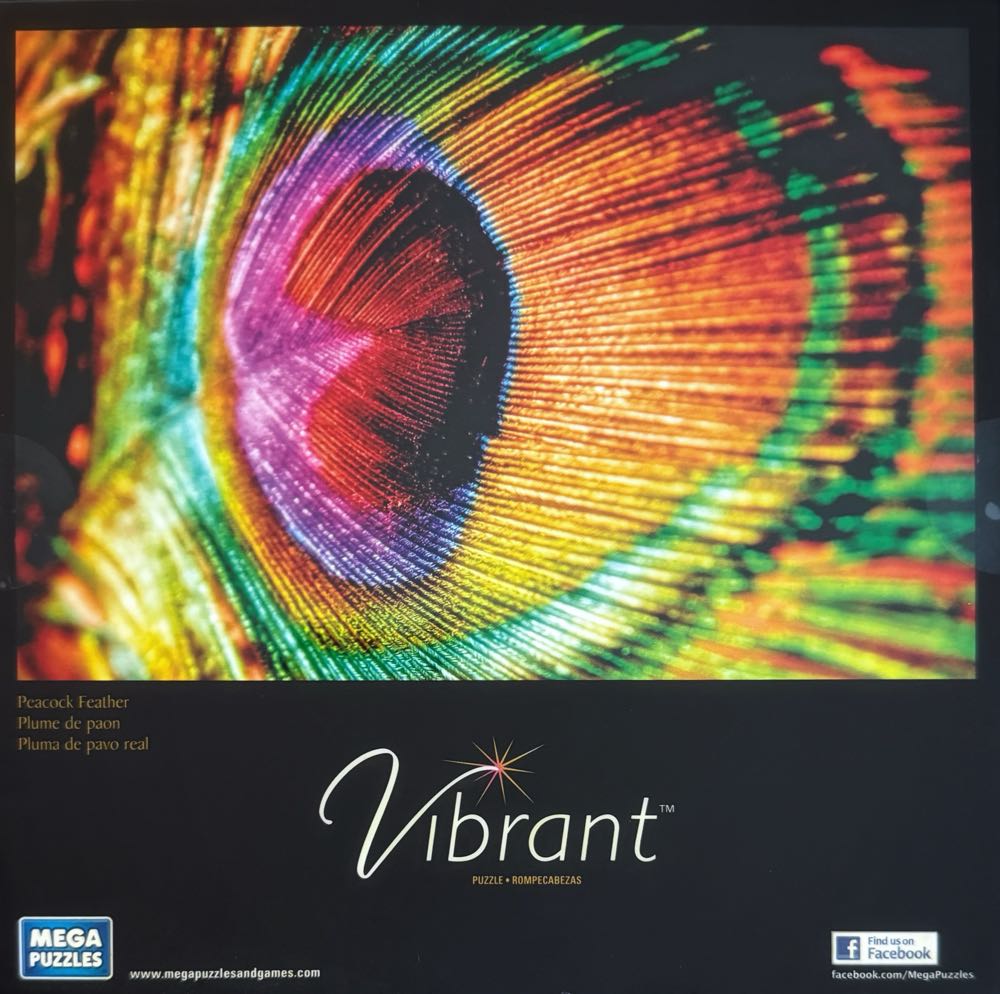 Peacock Feather - Mega Puzzles puzzle collectible [Barcode 072348514105] - Main Image 3