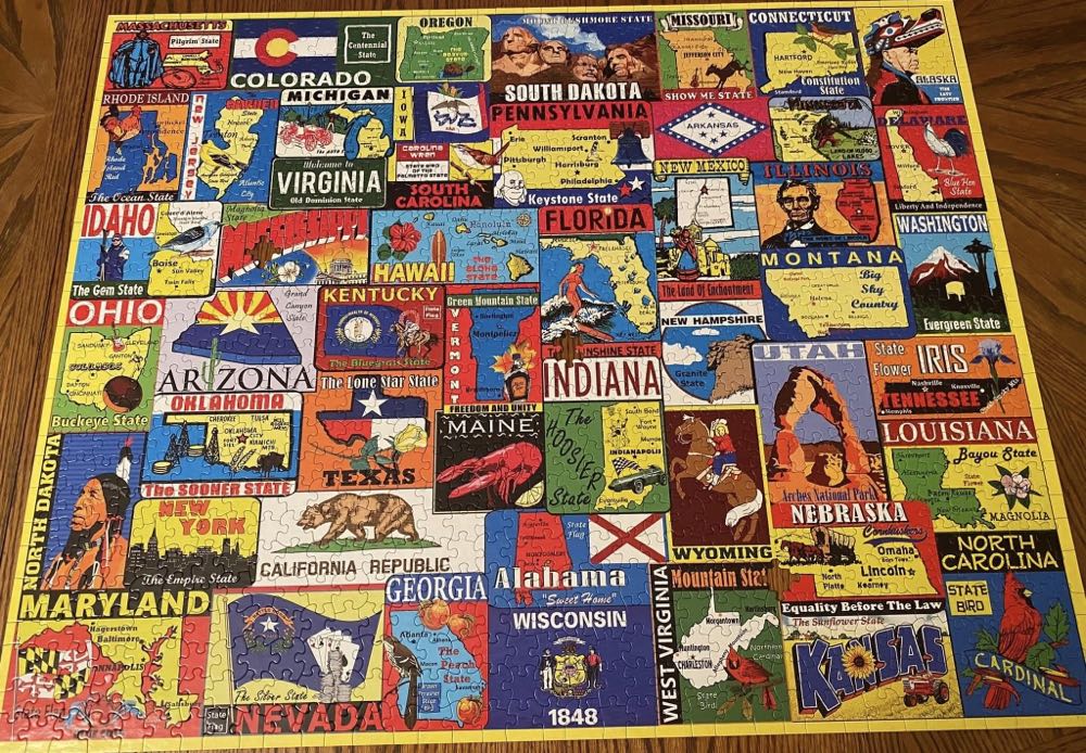 State Stickers - White Mountain puzzle collectible - Main Image 2