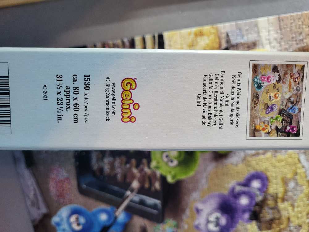X Gelini’s Christmas Bakery (missing 2) - Ravensburger 🇩🇪 puzzle collectible [Barcode 4005556167135] - Main Image 4
