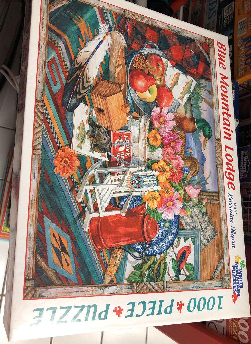 Blue Mountain Lodge - White Mountain Puzzles, Inc. puzzle collectible [Barcode 724819248612] - Main Image 1