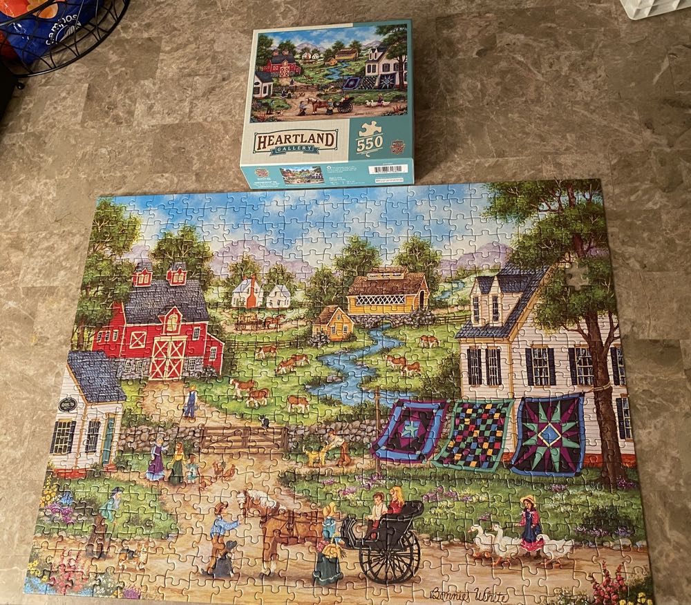 Roadside Gossip - Master Pieces puzzle collectible [Barcode 705988509292] - Main Image 2