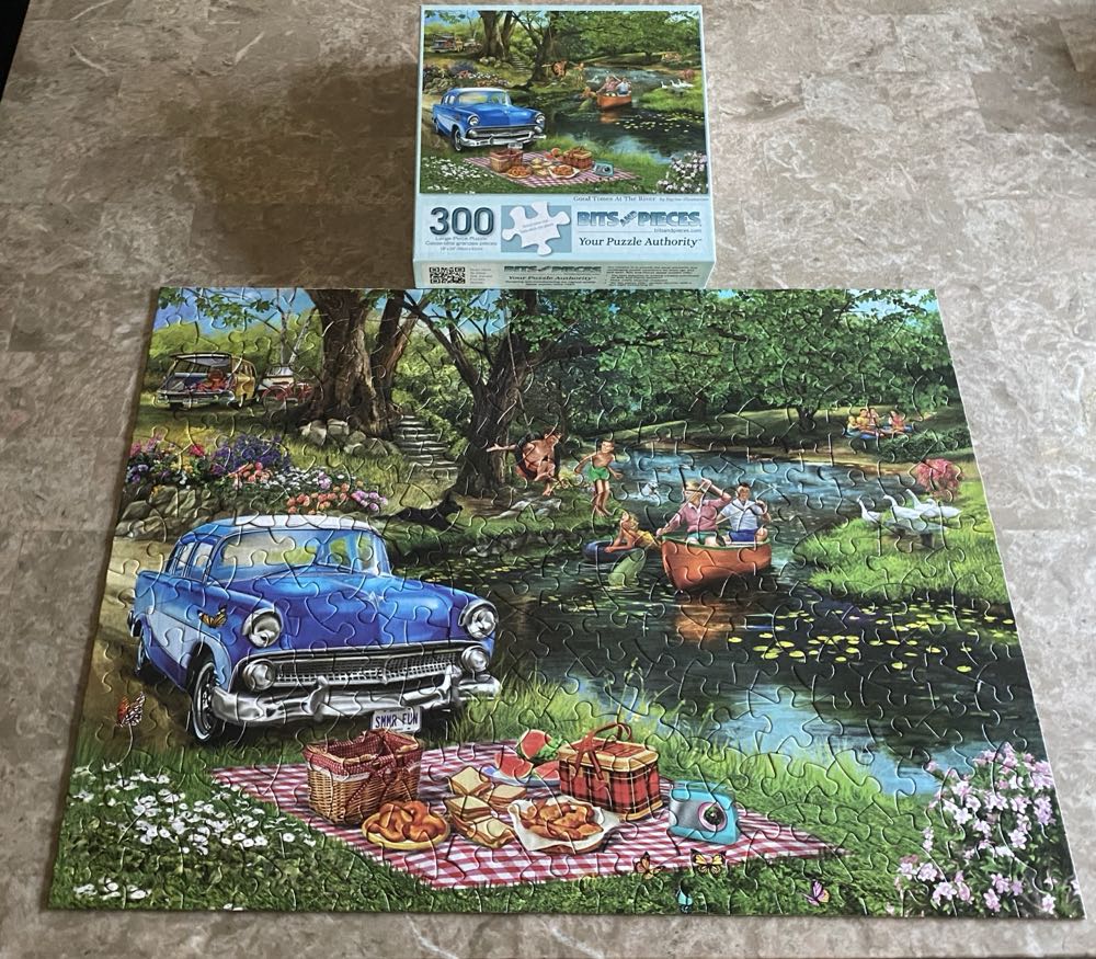 Good Times At The River - Bits & Pieces puzzle collectible [Barcode 192949066329] - Main Image 2