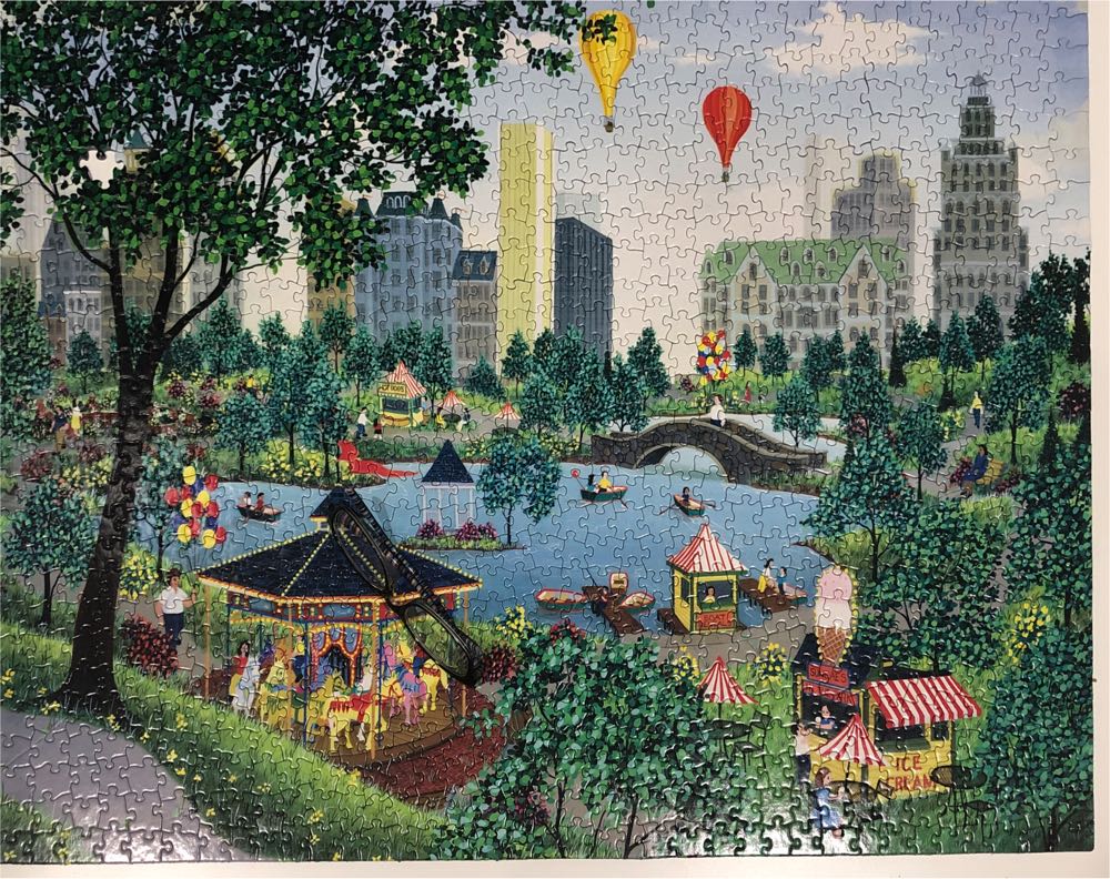 At The Park - Suns Out puzzle collectible [Barcode 796780243491] - Main Image 2