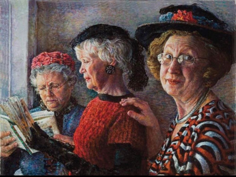 Church Ladies - SunsOut puzzle collectible [Barcode 796780445130] - Main Image 2