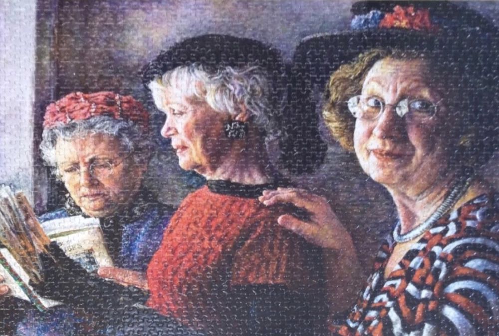 Church Ladies - SunsOut puzzle collectible [Barcode 796780445130] - Main Image 3